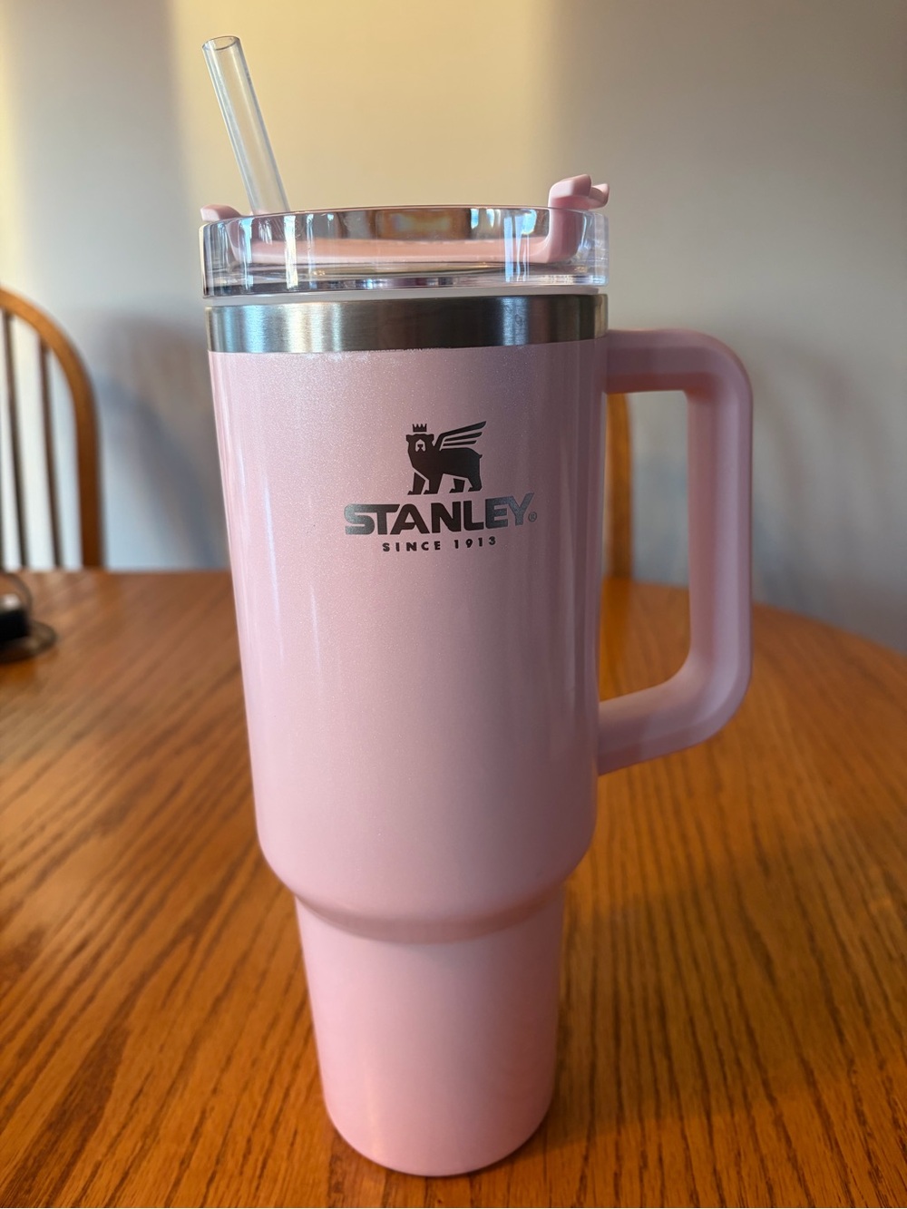 40oz Light Pink Shimmer Stanley